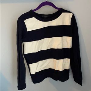J Crew striped sweatshirt